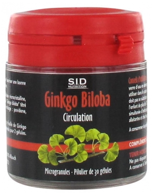 S.i.d Nutrition Ginkgo Biloba 30 Gélules