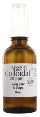 Spray Gorge à l'Argent Colloïdal 20 ppm 50 ml