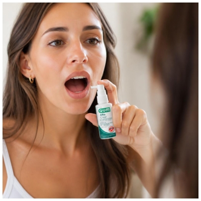 Gum Spray Buccal Aftaclear 15 ml - Goût Pomme Poire
