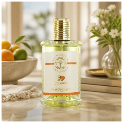 Claude Galien Eau de Cologne ,vaporisateur de 100 ml Flacon Verre Parfum Cologne Naturelle