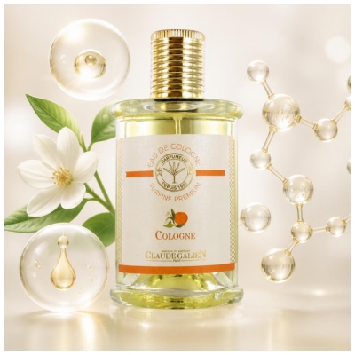 Claude Galien Eau de Cologne ,vaporisateur de 100 ml Flacon Verre Parfum Cologne Naturelle