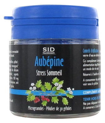 S.i.d Nutrition Aubépine 30 Gélules