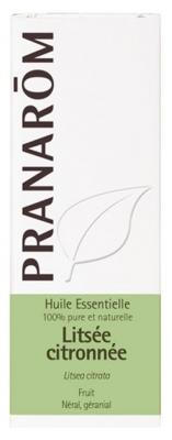 Pranarôm Huile Essentielle Litsée Citronnée Litsea Citrata Fruit Hect 10 ml