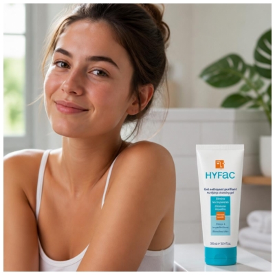 Hyfac Gel Nettoyant Purifiant Fl/300Ml