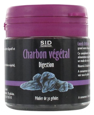 S.i.d Nutrition Charbon Végétal 30 Gélules