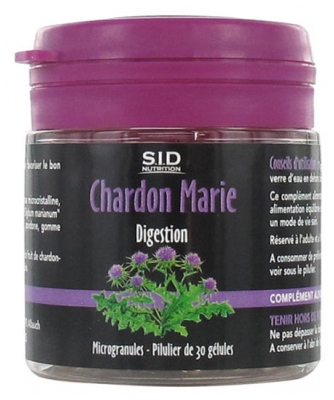 S.i.d Nutrition Chardon Marie 30 Gélules