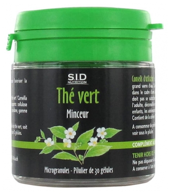 S.i.d Nutrition Thé Vert 30 Gélules