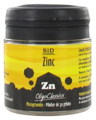 S.i.d Nutrition Zinc 30 Gélules