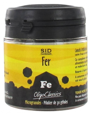 S.i.d Nutrition Fer 30 Gélules