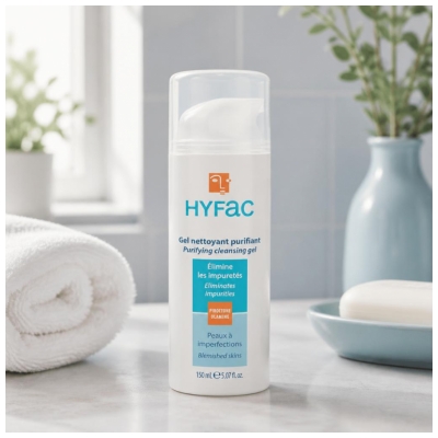 Hyfac Gel Nettoyant Purifiant Fl/150Ml