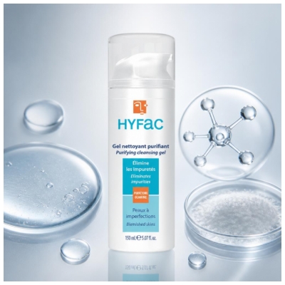 Hyfac Gel Nettoyant Purifiant Fl/150Ml