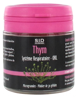 S.i.d Nutrition Thym 30 Gélules