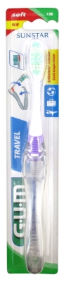 Gum Brosse à Dents Voyage Travel Souple Compacte