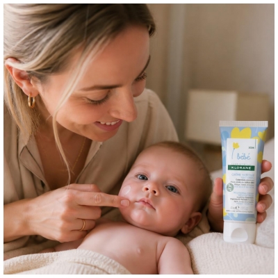 Klorane Calendula Bébé - Crème Nutritive Au Cold Cream Et ? Peau Sèche et Trèsèche 40 ml