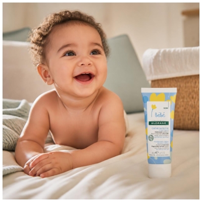 Klorane Calendula Bébé - Crème Nutritive Au Cold Cream Et ? Peau Sèche et Trèsèche 40 ml