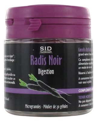 S.i.d Nutrition Radis Noir 30 Gélules