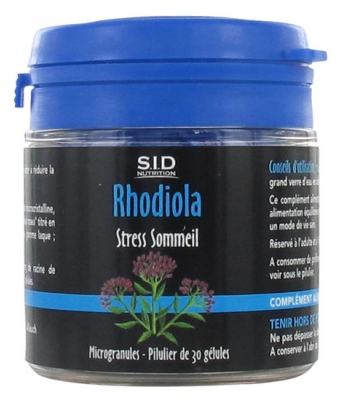 S.i.d Nutrition Rhodiola 30 Gélules
