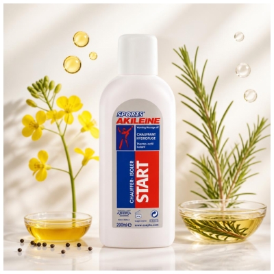 Akileïne Start Huile Chauffante Hydrofuge
