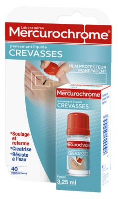Mercurochrome Pansement Liquide Crevasses 3,25 ml