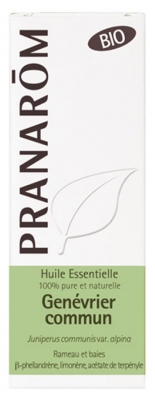 Pranarôm Huile Essentielle Genévrier Commun Bio Juniperus Communis Var. Alpina Rameau et Baies 5 ml