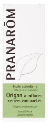 Pranarôm Huile Essentielle Origan à Inflorescences Compactes Origanum Compactum Sommité Fleurie Hect 10 ml