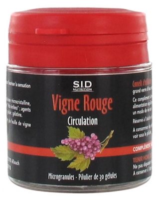 S.i.d Nutrition Vigne Rouge 30 Gélules