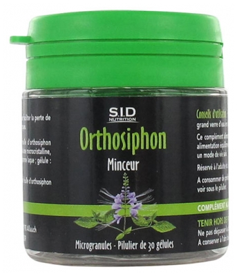 S.i.d Nutrition Orthosiphon 30 Gélules