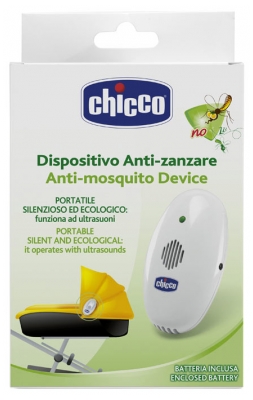 Chicco Appareil Anti-Moustiques Portable à Ultrason - Fonctionnement à Pile