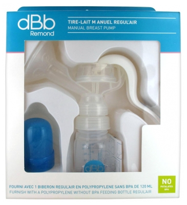 Dbb Remond Tire-Lait Manuel Avec 1 Biberon Polypropylène Clear Tétine Nn Silicone