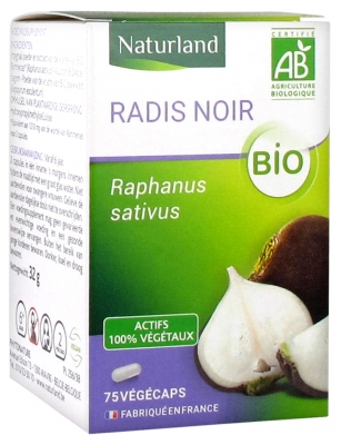 Complément Alimentaire à Base de Radis Noir Bio en Gélules - 75 Capsules Végétales