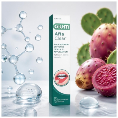 Gum Gel Aftaclear 10 ml - Goût Pomme Poire