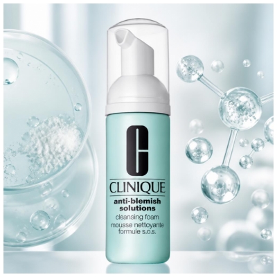 Clinique Anti-Blemish Solutions Mousse Nettoyante Formule Soin.o.soin 125 ml