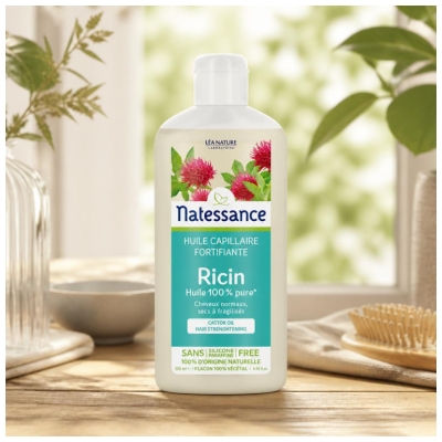 Natessance Huile Capillaire Cheveux et Ongles - Ricin