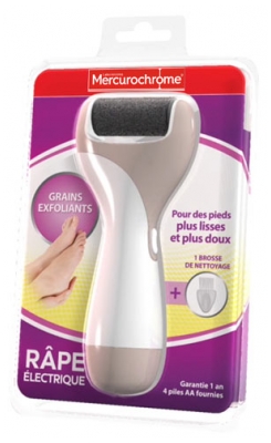 Mercurochrome Râpe Électrique à Rouleau Grains Exfoliants
