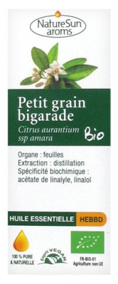 Huile Essentielle Bio de Petit Grain Bigarade - 10 ml