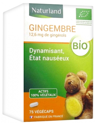Gingembre Biologique en Gélules Végétales - 60 Capsules