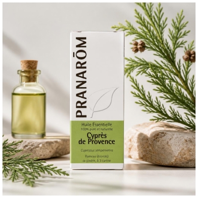 Pranarôm Huile Essentielle de Cyprès Toujours Vert 20 ml