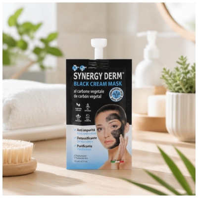 Masque Visage Purifiant au Charbon Actif Incarose Synergy Derm - 15 ml