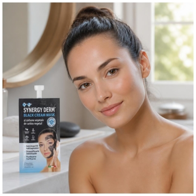 Masque Visage Purifiant au Charbon Actif Incarose Synergy Derm - 15 ml