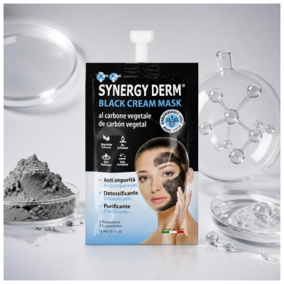 Masque Visage Purifiant au Charbon Actif Incarose Synergy Derm - 15 ml