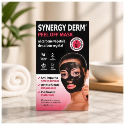 Masque Peel-Off Purifiant au Charbon Végétal 4 x 7 g