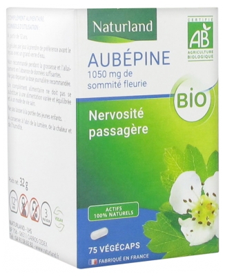 Complément Alimentaire Aubépine Bio en Végécaps - 75 capsules végétales