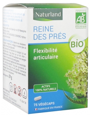 Naturland Reine des Prés Végécaps Bio - Complément Alimentaire Bio - 75 Végécaps