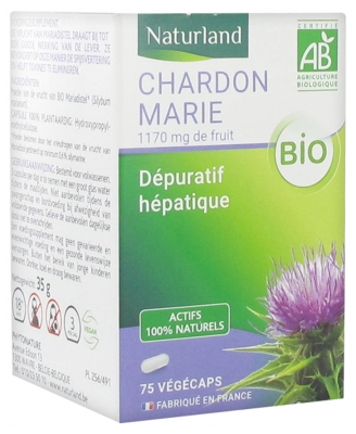 Complément Alimentaire à base de Chardon-Marie Bio - 75 capsules végétales