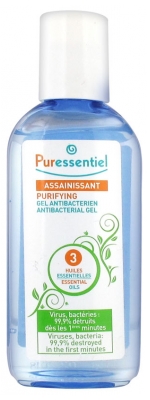 Puressentiel Gel Antibactérien Assainissant Aux 3 Huiles Essentielles - 80 ml