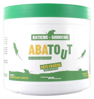 Abatout Rat Souris Pâte Fraîche 15 Sachets-Doses