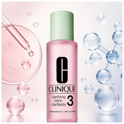 Clinique Basic 3 Temps Lotion Exfoliante - Peaux Mixtes à Grasses 200 ml