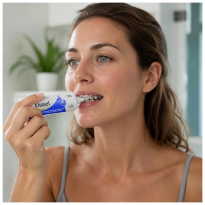 Pierre Fabre Oral Care Elugel Gel Buccal Réduction Plaque Dentaire 40 ml
