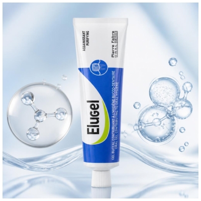 Pierre Fabre Oral Care Elugel Gel Buccal Réduction Plaque Dentaire 40 ml