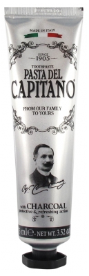 Pasta Del Capitano Dentifrice - Charbon Végétal Actif 75 ml